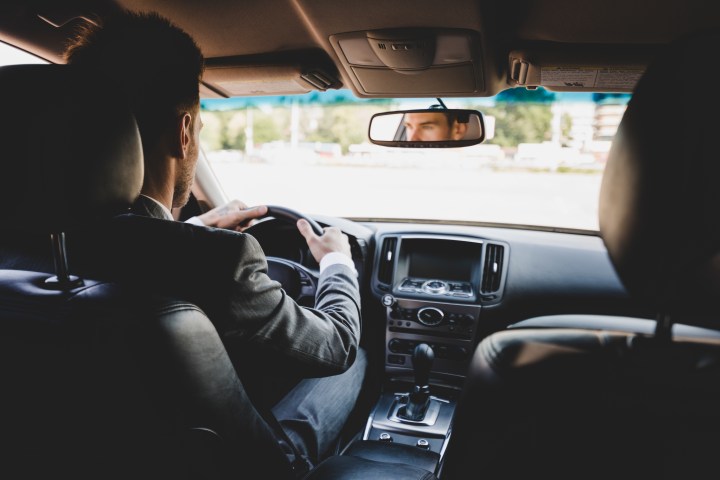 Driver in private carf