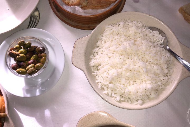 a bowl of food on a plate